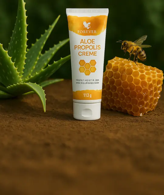 کرم عسل و آلوئه ورا